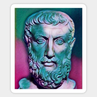 Parmenides of Elea Portrait | Parmenides of Elea Artwork 4 Magnet